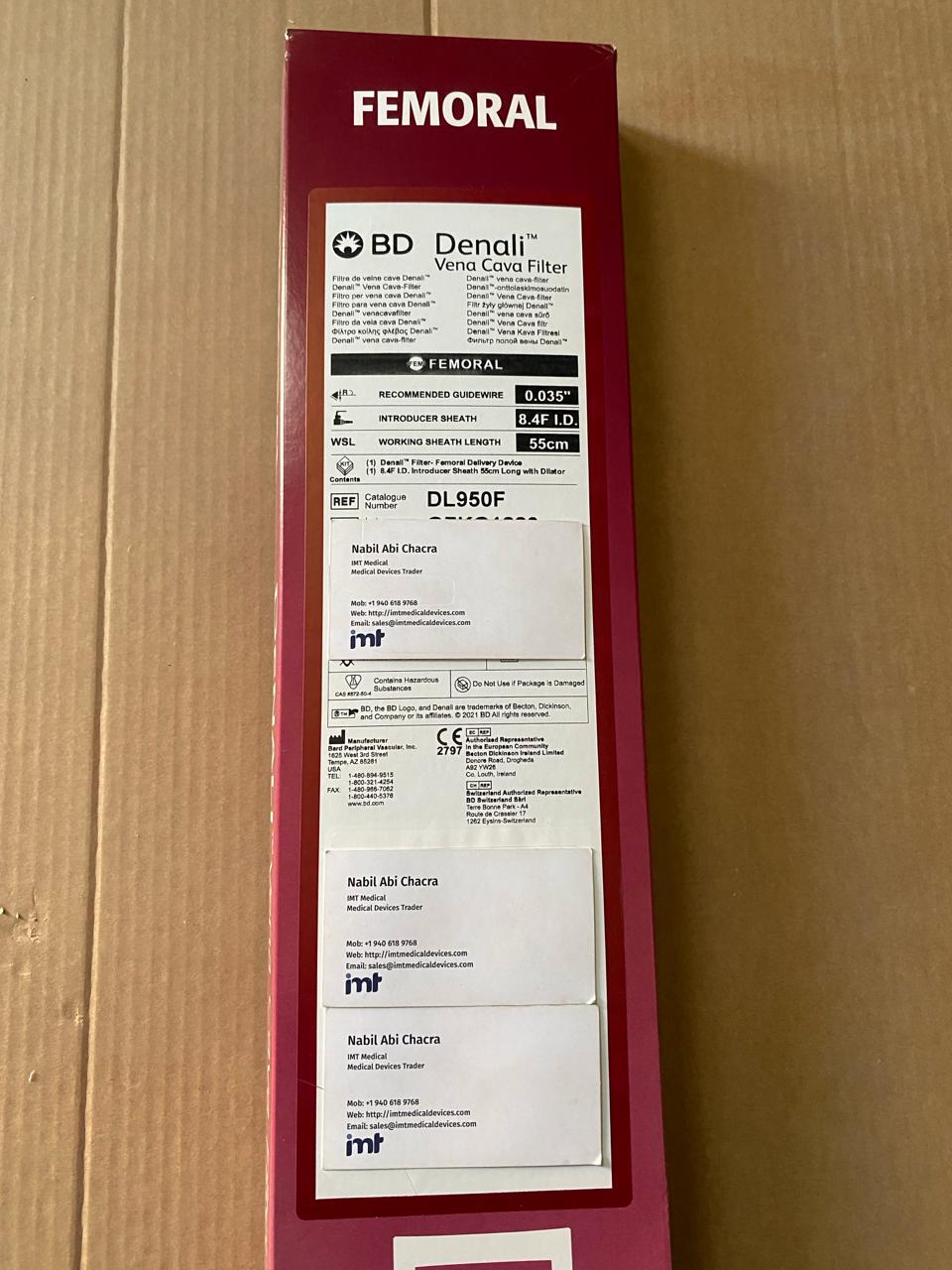 Bard (BD) Cava Filter DL950F
