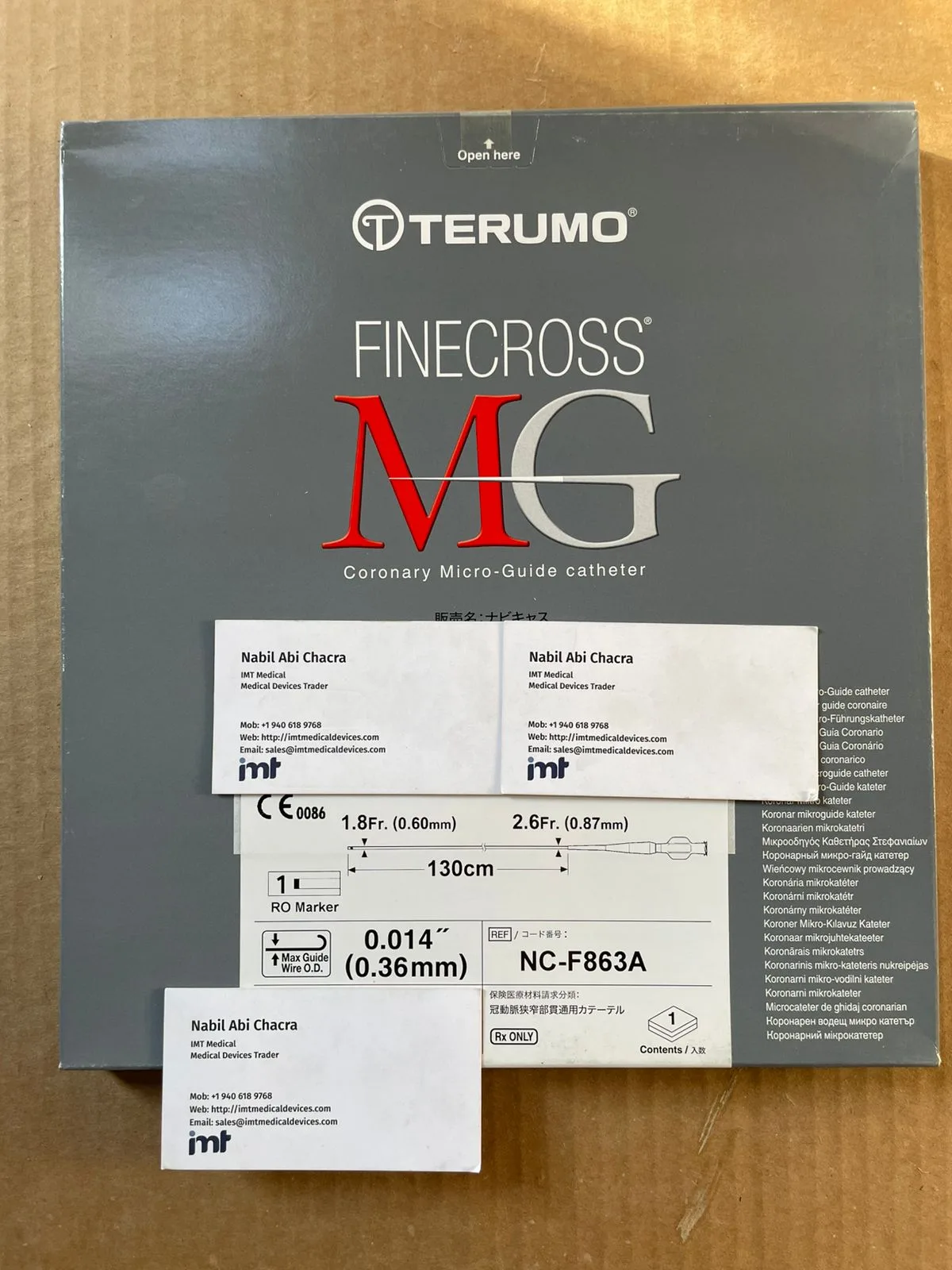 Finecross Coronary Microcatheter NC-F863A