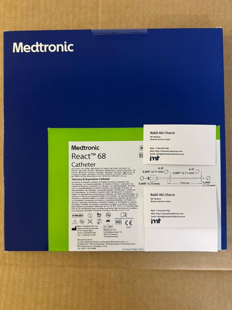 Medtronic React 68 Aspiration Catheter 