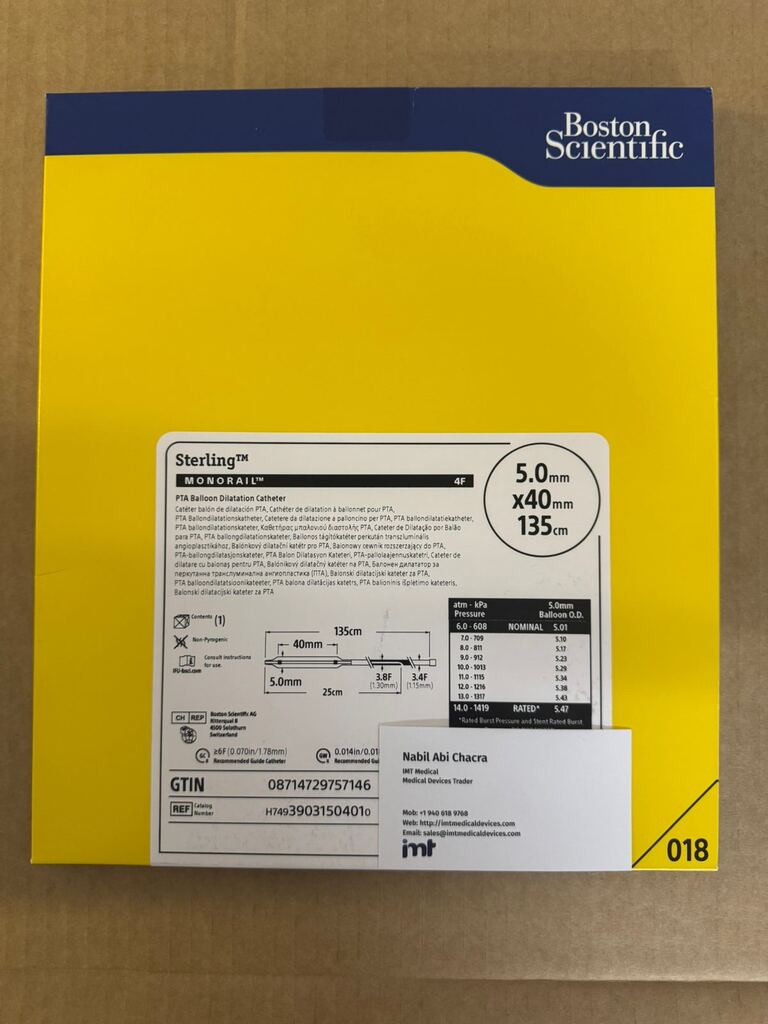 Boston Scientific Sterling ballon catheter 