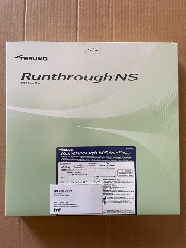 Terumo Runthrough Extra Floppy TW-AS418XA 