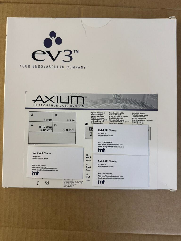 Medtronic Neurovascular Axium Coils 