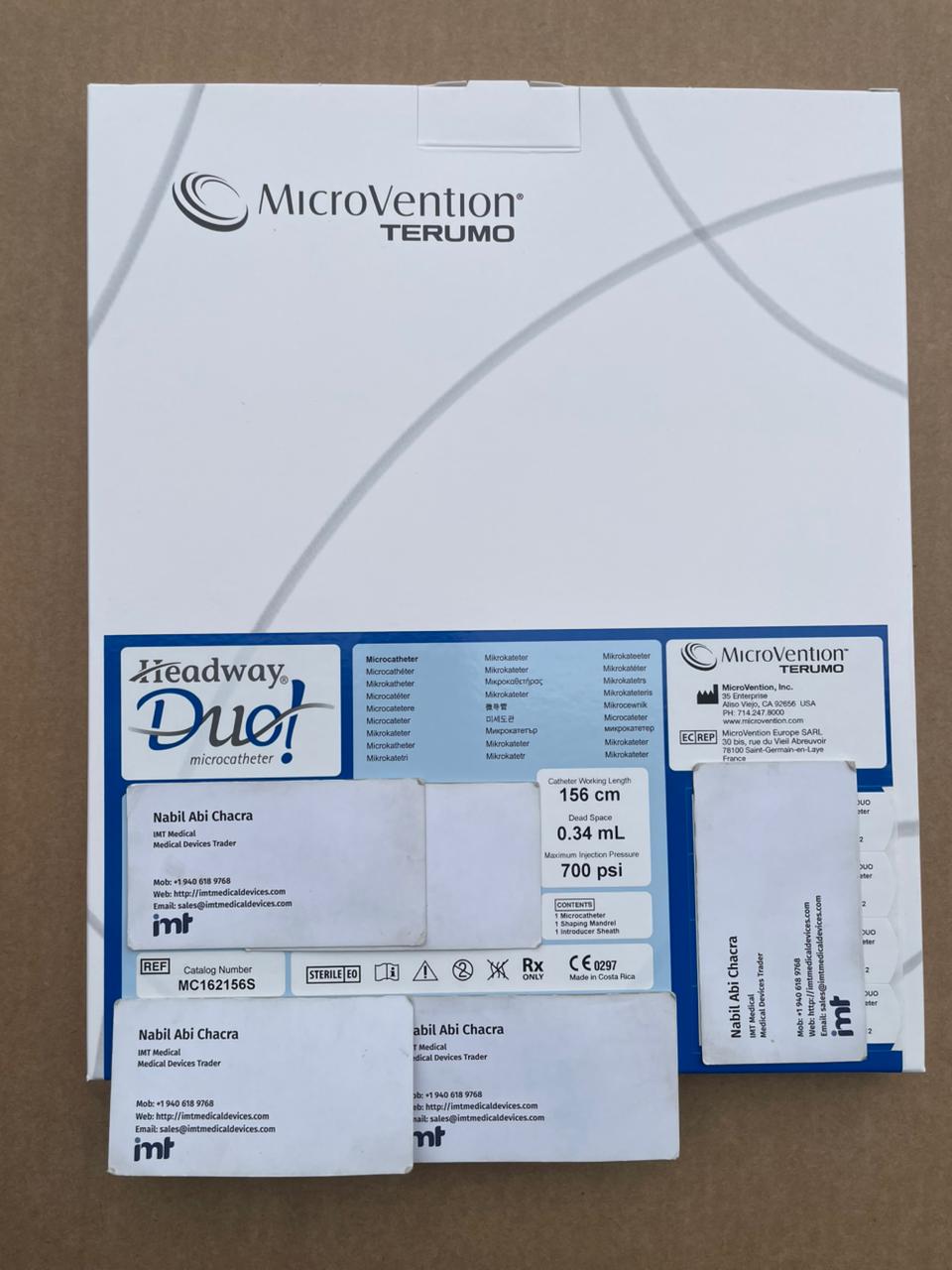 Terumo Neuro Headway Duo Microcatheter MC162156S 156 cm