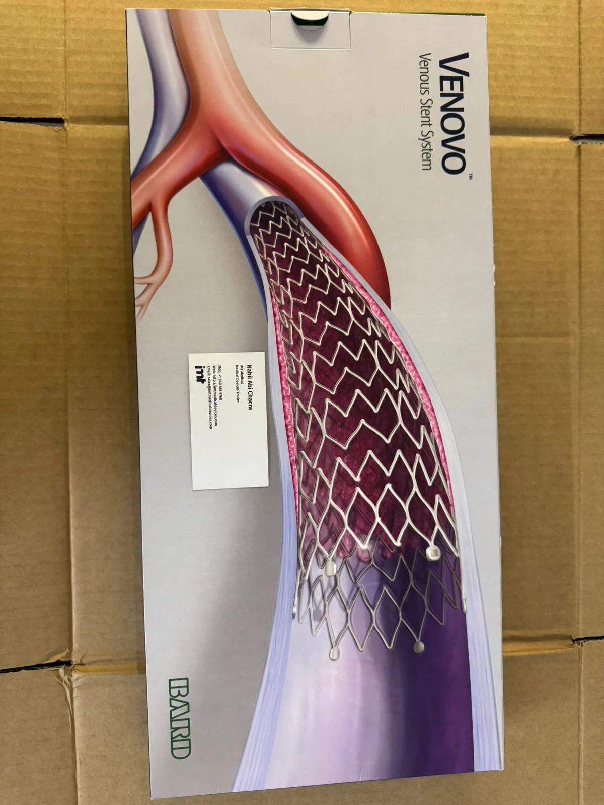 Bard Venovo Venous Stent System Self-Expanding Nitinol Iliofemoral Venous Stent