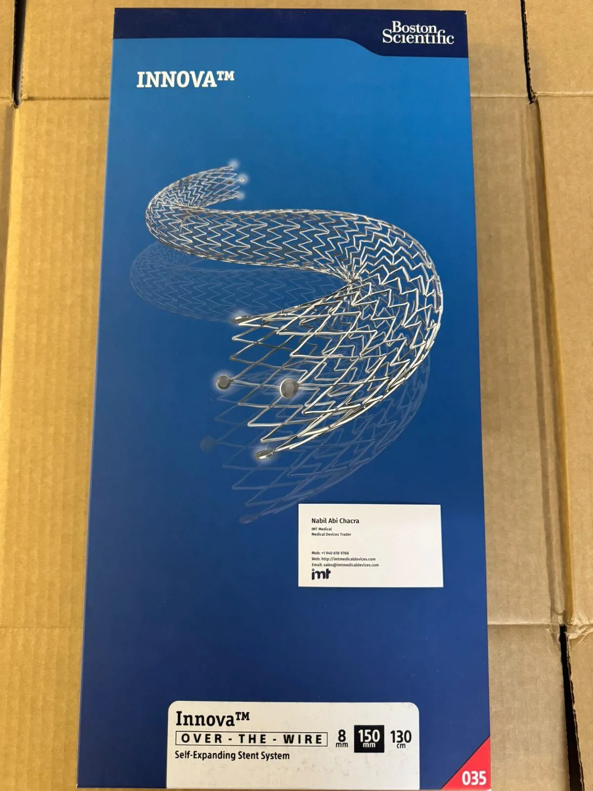 Boston Scientific INNOVA Self-Expanding Stent System Peripheral Nitinol SFA Stent