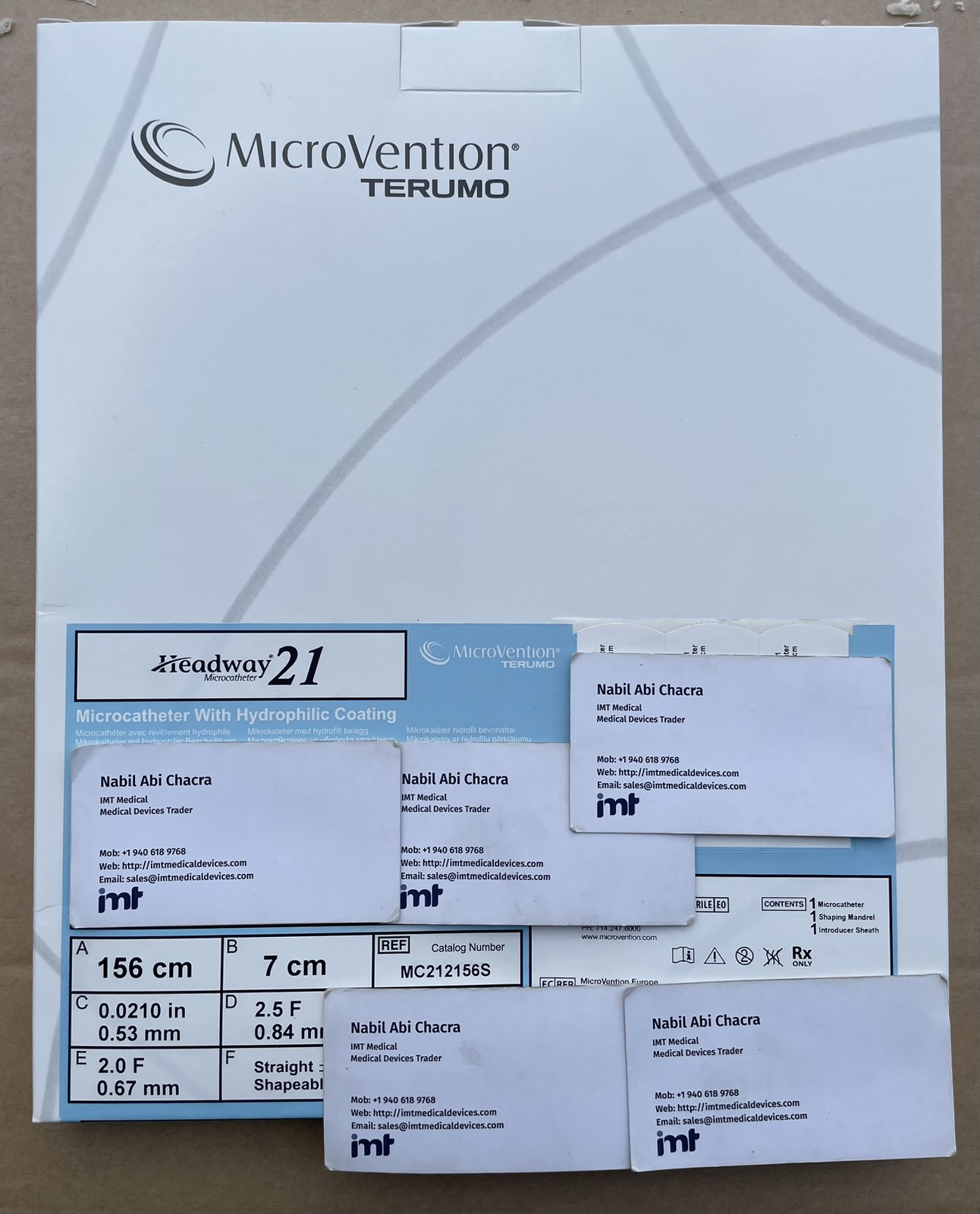Headway 21 MC212156S Microcatheter 156 cm Terumo Neuro