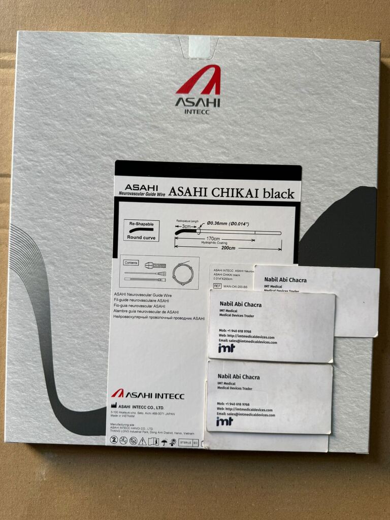 Asahi Neurovascular Guidewire Chikai Black WAIN-CKI-200-BS