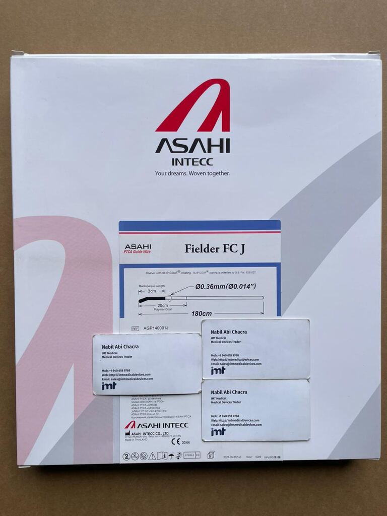 Asahi Fielder FC J AGP140001J Coronary Guidewire 0.014 180cm