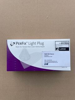 Bard 0117070 PerFix Light Plug Large 4.1 x 4.8cm