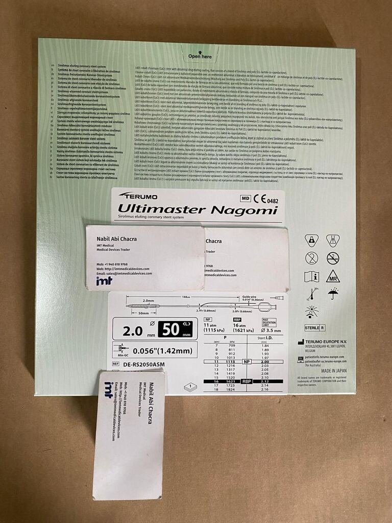 Terumo Ultimaster Nagomi Coronary Stent