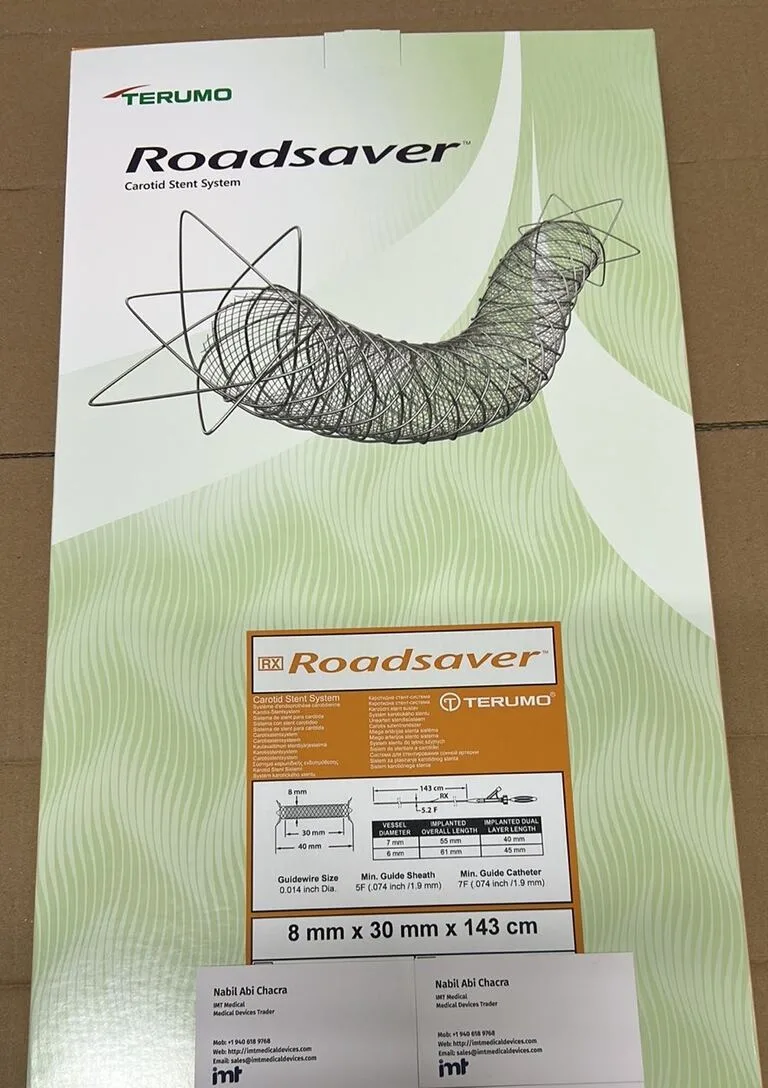Terumo Roadsaver Carotid Stent System Dual Layer Micromesh Nitinol Stent