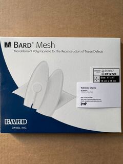 Bard 0112720 Mesh 6 x 6 Polypropylene Hernia Repair Mesh